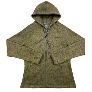 Gramicci Hoodie Womens Medium Green Full Zip Hooded Sweatshirt Outdoors Gorpcore